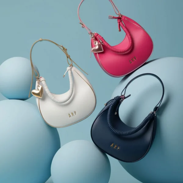 Bolso tipo góndola de la colección de verano de Agatha Ruiz de la Prada destaca por su diseño actual y funcional. Está fabricado en piel sintética lisa, con detalles metalizados que aportan un acabado moderno y versátil para el día a día. Incluye un llavero con el icónico corazón de Agatha Ruiz de la Prada, un elemento identificativo de la marca que añade personalidad al diseño. El bolso incorpora también un asa de cordón en piel sintética, ligera y cómoda para llevar al hombro. Su tamaño es perfecto para llevar lo esencial sin renunciar al estilo, convirtiéndolo en un accesorio práctico y fácil de combinar tanto en looks casuales como en outfits más arreglados. Medidas: 27*16*10